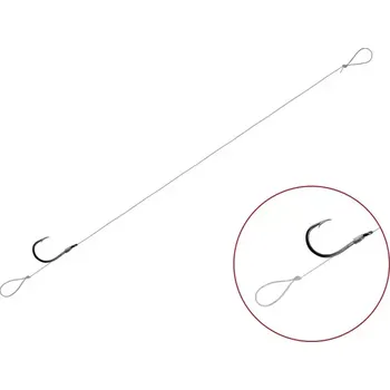 Feederový návazec Delphin FLR Loop / 6ks - Návazec Delphin FLR Loop / 6ks - 8cm / 0,22mm / BARB #8