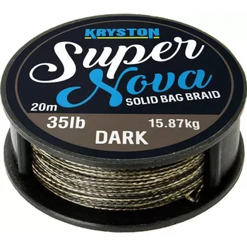 Kryston pletené šňůrky - Super Nova solid braid černý 35lb 20m