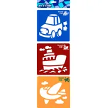 Smt Creatoys Kreslící šablony 3 ks 12 x…