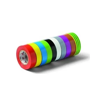 Lepicí páska Schüller Eh'klar 10 ks elektroizolačních pásek VOLT, 10 barev v balení, 15 mm x 10 m
