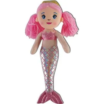 plyšák Mac Toys Mořská panna růžová