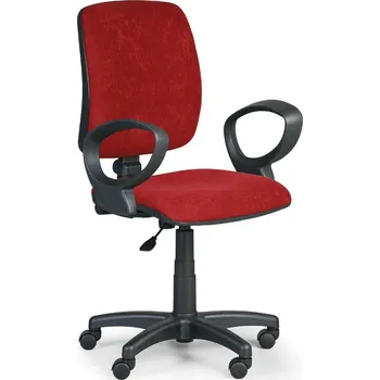 Pracovní židle Torino II područky D, červená