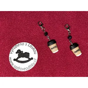 HandMade by VeJa Přívěšek na klíče - coffee