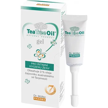 Intimní hygienický prostředek Dr. Müller Tea Tree Oil Gel for Women's Intimate Hygiene 3% 7x7.5ml