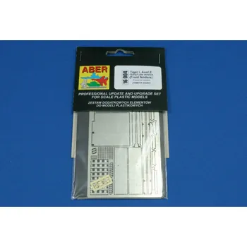Cizojazyčná kniha Aber Models 1/16 Front fenders for Tiger I,Ausf.E-(Early/ Late version)