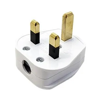 Elektrický konektor BACHMANN Konektor síťový UK, BS1363 (typ G) 13A, bílý (910.276) - 19.07.3738