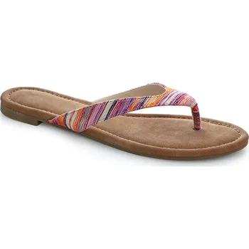 Dámské žabky Dámské žabky Loap Herba hnědé s růžovou