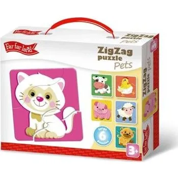 Kids Do ZigZag Puzzle - Domácí zvířátka