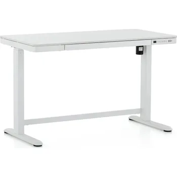 Psací stůl Výškově nastavitelný stůl OfficeTech 2, 120 x 60 cm, bílá