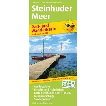 PUBLICPRESS Rad- und Wanderkarte Steinhuder Meer [DE] (2018, Mapový list, PublicPress)
