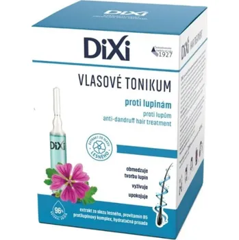 Kosmetika Dixi vlasové tonikum proti lupům, 7× 10 ml