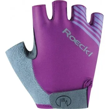 Cyklistické rukavice dětské rukavice Roeckl® Tenno - Fialová, 6