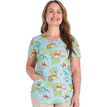 Dámská halenka Tooniforms Dámská halena Disney s potiskem medvídka Pů TF737 PHBN Velikost: S