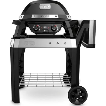 Zahradní gril WEBER Elektrický gril PULSE 2000 s vozíkem, Black