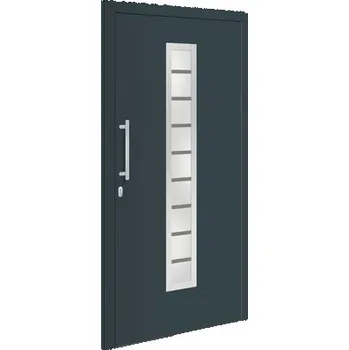 Vchodové dveře Hliníkové vchodové dveře Vermont 110x210 cm L antracit