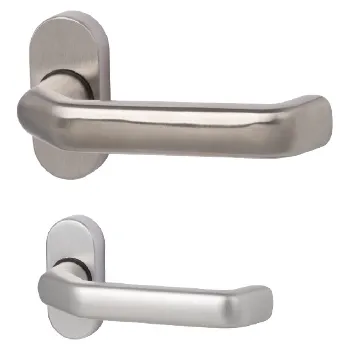 příslušenství k bráně Klika s úzkou rozetou Südmetall Flensburg pro branky bíla