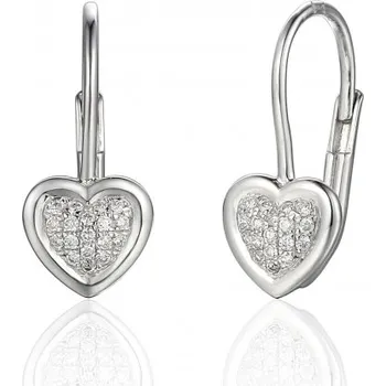 Náušnice Gems, Diamantové dívčí náušnice Lisa v bílém zlatě, 585-38-3-1113.1B00.0.00.HSI.000.07