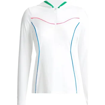 Dámská mikina G/FORE W mikina Contouring Interlock - bílá: Dámské M