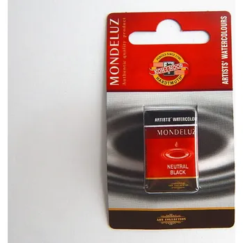 Výtvarná barva KOH-I-NOOR Akvarelová barva 1636 čerň neutrální 805