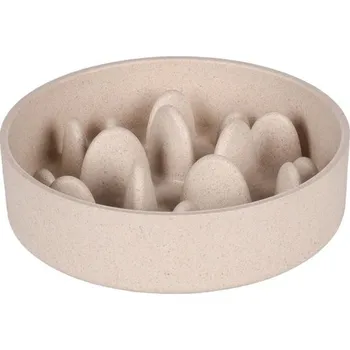 Miska pro psa Miska plast interaktivní Greni šedá 790ml Flamingo