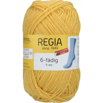 Příze Regia 6-ply Uni 50g Banán 1049 (Ponožková příze Regia 6-ply Uni 50g 1049 Banane)