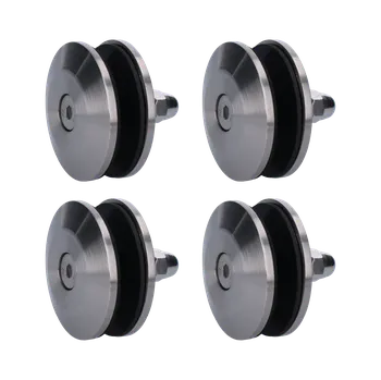 Sklenice KOVIAN, s.r.o. Držák na skleněný přístřešek, set 4 ks, broušená AISI 304