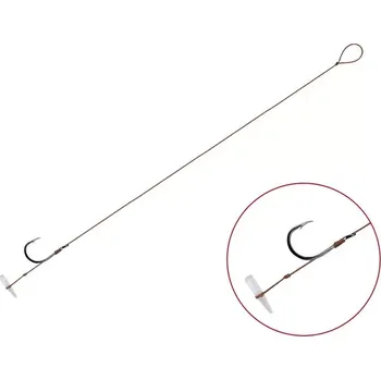 Rybářský háček Feederový návazec Delphin Proxi 8 Quickstop / 6ks - Návazec Delphin Proxi Quickstop / 6ks - 12cm / 0,10mm / BARB #6