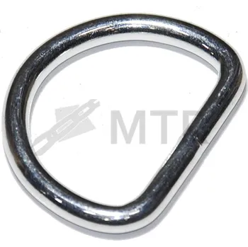 Tesařské kování MTR D kroužek svařovaný Varianta: D kroužek svařovaný 2x10mm Zn