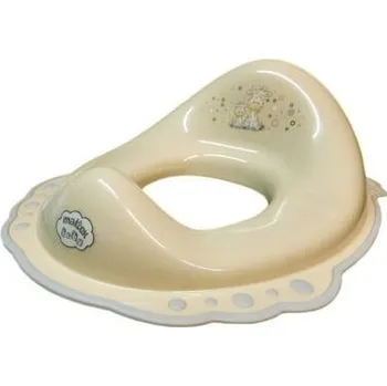 Nočník Sedátko na WC s protiskluzem Žirafa - béžová