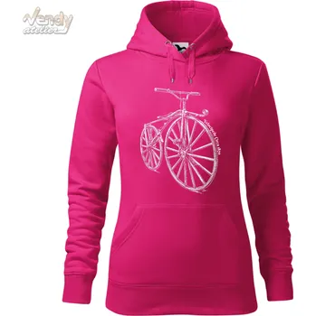 Pánská mikina Mikina - Velocipede Circa 1870 Barva: Purpurová (40), Velikost: XL, Střih: Dámské