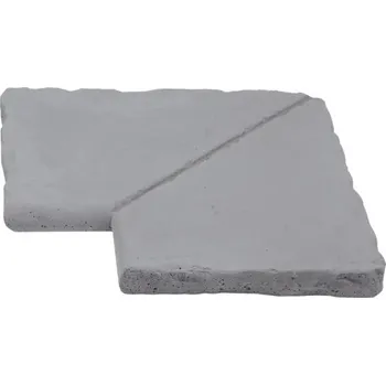 Venkovní dlažba Bazénový lem Bradstone Old Town roh 45 x 45 x 4 cm břidlicově šedý