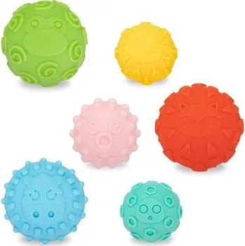 Hračka pro nejmenší Canpol babies Měkké senzorické míčky 6ks