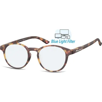 Brýle na čtení MONTANA EYEWEAR Slim dioptrické brýle na počítač BLF52F +2,50Flex