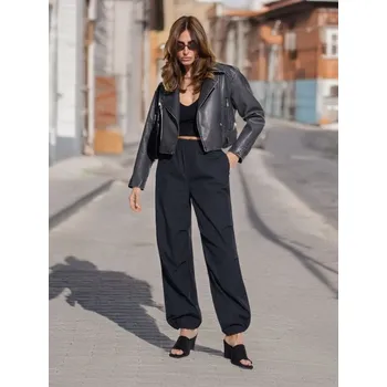 Dámské kalhoty Sinsay - Parachute kalhoty - černá - 938AW-99X - 938AW-99X-XS-3