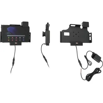 Držák do auta Brodit držák Samsung Galaxy Tab Active 3/Active2 v orig. obalu, jištění, skryté nabíjení, pogo PBR-747224