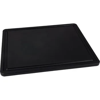 Kuchyňské prkénko SVING Prkno s drážkou plastové, GN 1/2 32,5 x 26,5 x 1,2 cm, černé