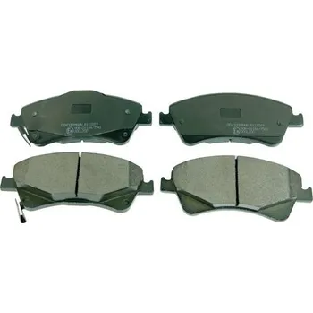 Brzdová destička Sada brzdových destiček, kotoučová brzda DENCKERMANN B111019