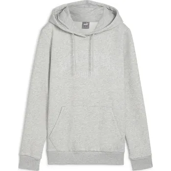 Dámské oblečení Dámská Mikina PUMA ESS+ LOGO LAB HOODIE FL 68298704 – Šedá M