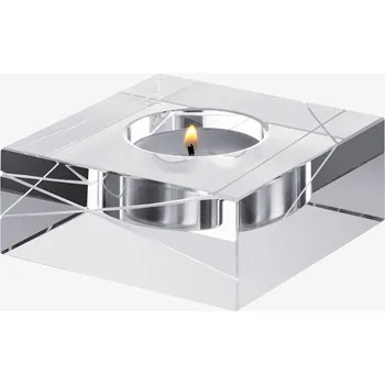 Sklenice Preciosa Skleněný svícen Kubism z českého křišťálu Preciosa, malý