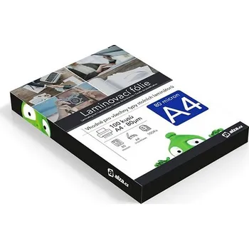 Laminovací fólie Alza A4/160 lesklé - balení 100 ks