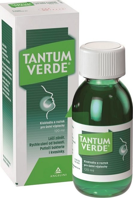 foto Lék na bolest v krku Tantum Verde roztok 120 ml