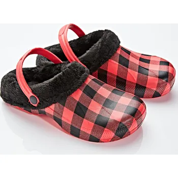 Dámské pantofle 3Pagen Zateplené nazouváky Lou káro 38