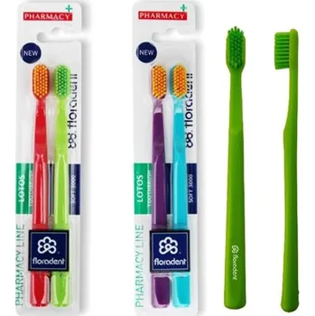 Zubní kartáček FLORADENT Zubní kartáček PHARMACY LOTOS SOFT 3000 2ks
