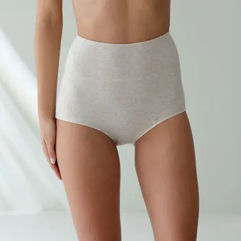 Kalhotky Blancheporte Sada 2 kalhotek s velmi vysokým pasem bílá+béžová 34/36