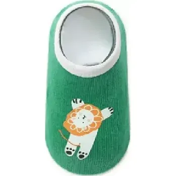 Protiskluzové ponožky - ZELENÉ - LVÍČEK - (12-36m) M (Značka: DIGITALING)