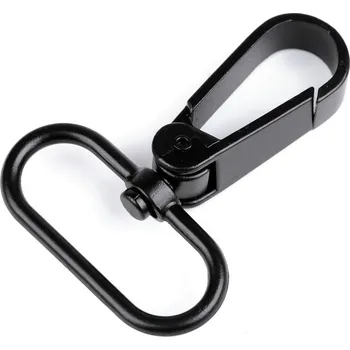 Galanterie Kovová karabina otočná, průvlek 32 mm