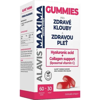 Doplněk stravy 6 x Alavis MAXIMA Gummies 60tbl + 30cps