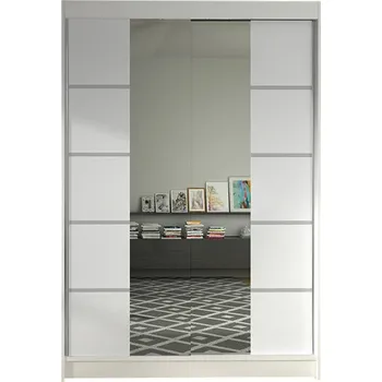 Šatní skříň Šatní skříň LINO V šířka 120 cm - bílá
