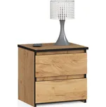 Noční stolek CL2 2SZ CLP - řemeslný dub