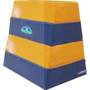 podložka na cvičení JIPAST Čtyřdílná švédská bedna RinoGym NO SIZE MODRÁ|ŽLUTÁ